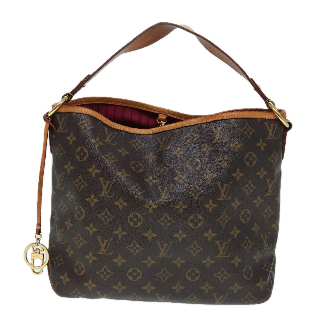 Louis Vuitton Delightfull PM, Brown, Canvas, shoulder