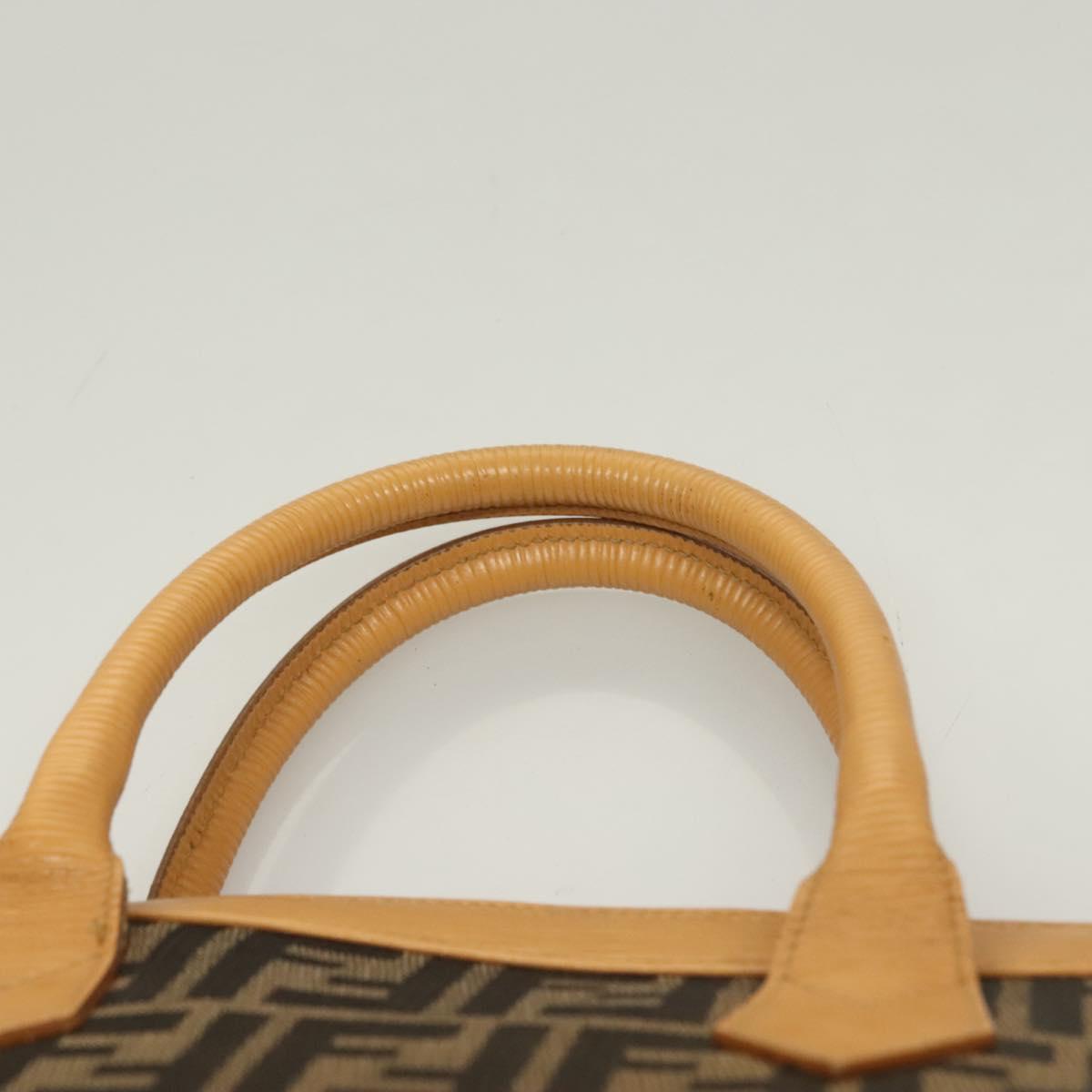 Fendi Zucca, Brown, Canvas, handbag