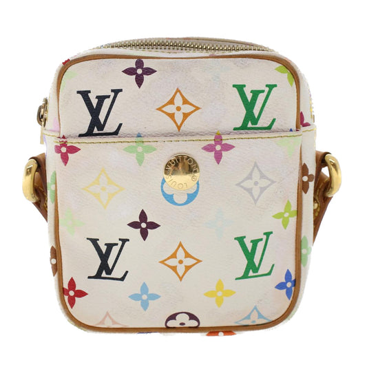 Louis Vuitton Rift, White, Canvas, shoulder