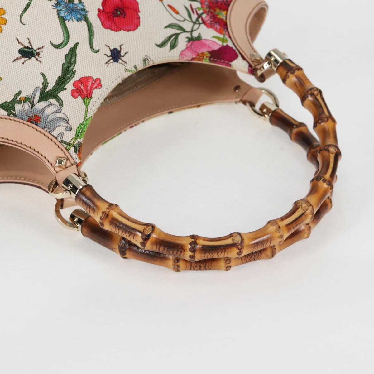 Gucci Bamboo, Multicolour, Canvas, shoulder