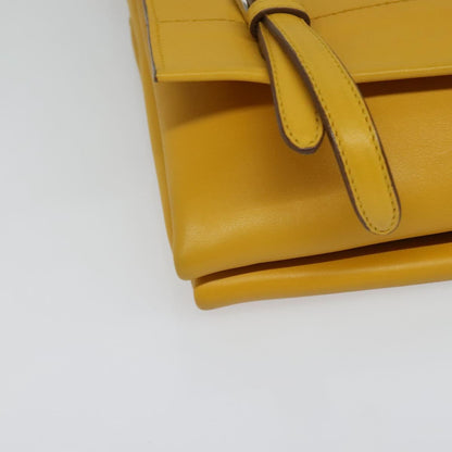 Prada, Yellow, Leather, shoulder