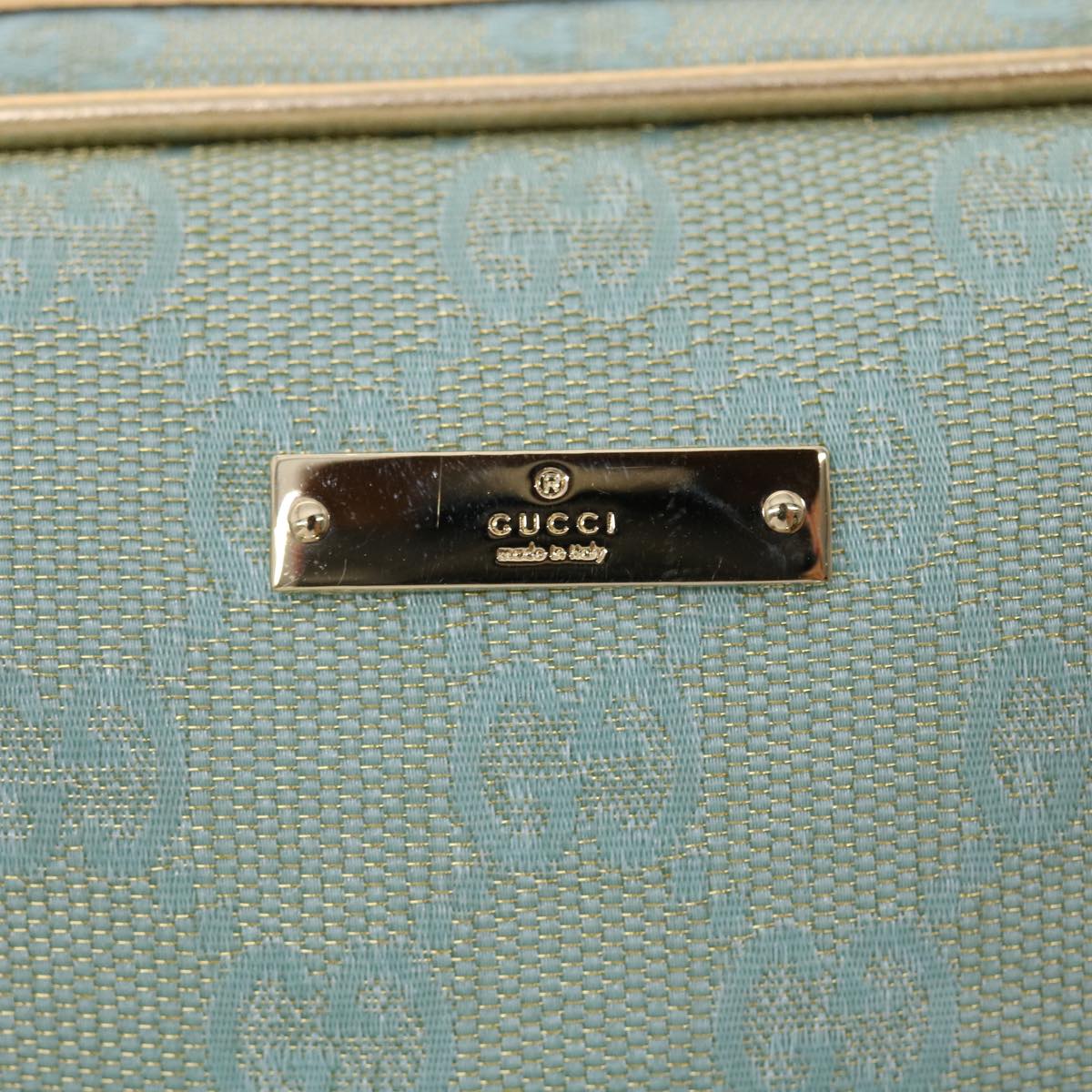 Gucci --, Blue, Canvas, handbag