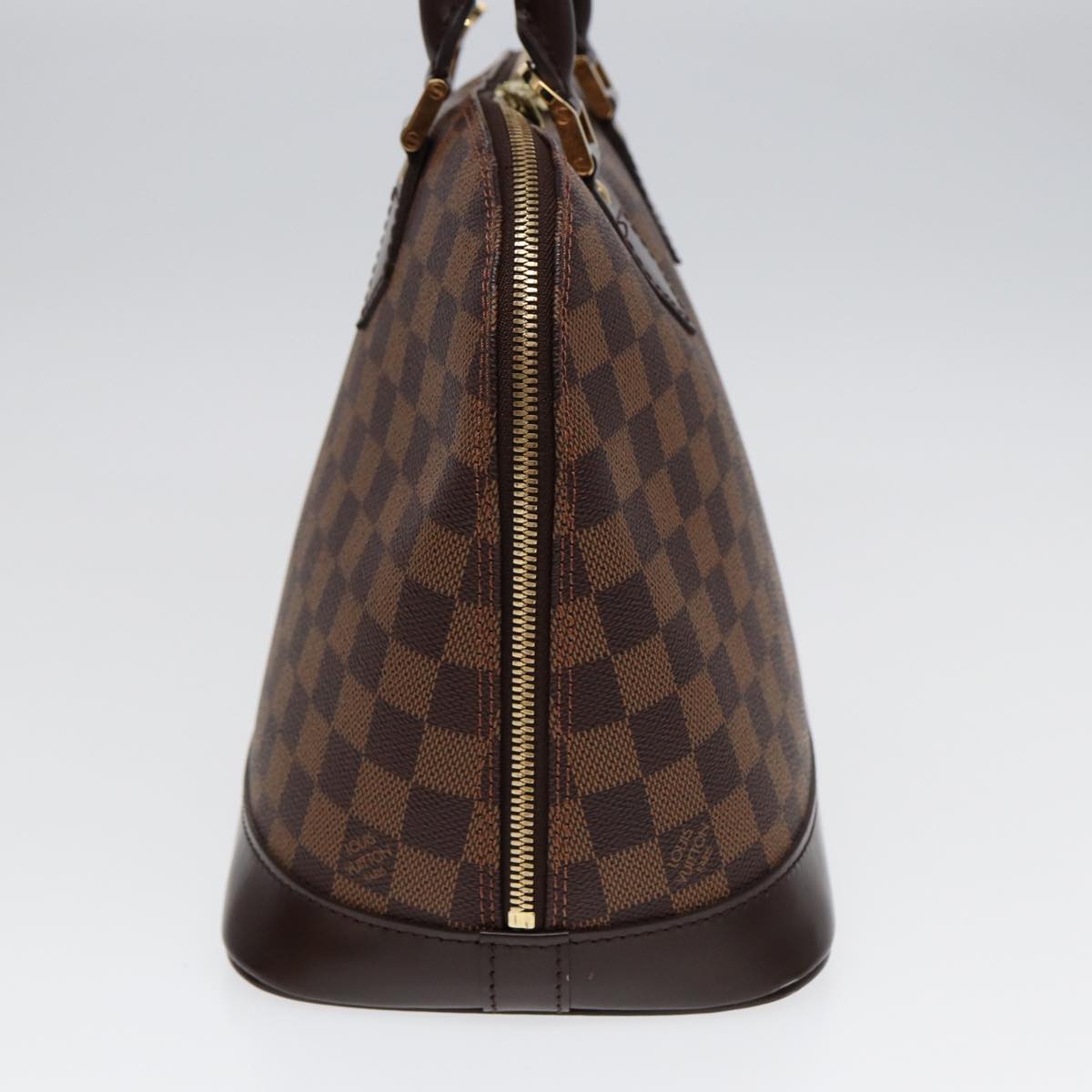 Louis Vuitton Alma, Brown, Canvas, handbag