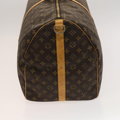 Louis Vuitton Keepall Bandoulière 60, Brown, Canvas, travel