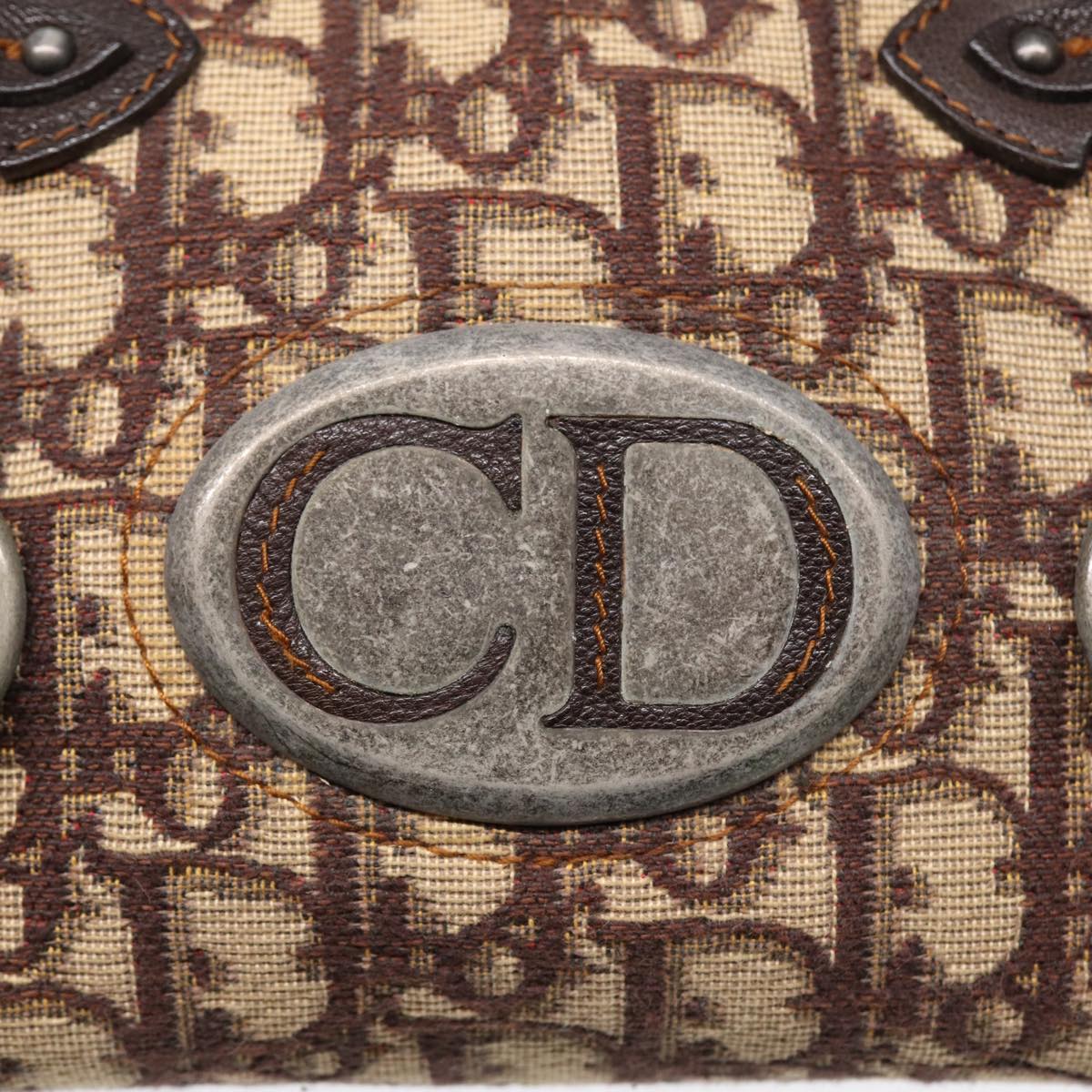 Dior Oblique, Brown, Canvas, handbag