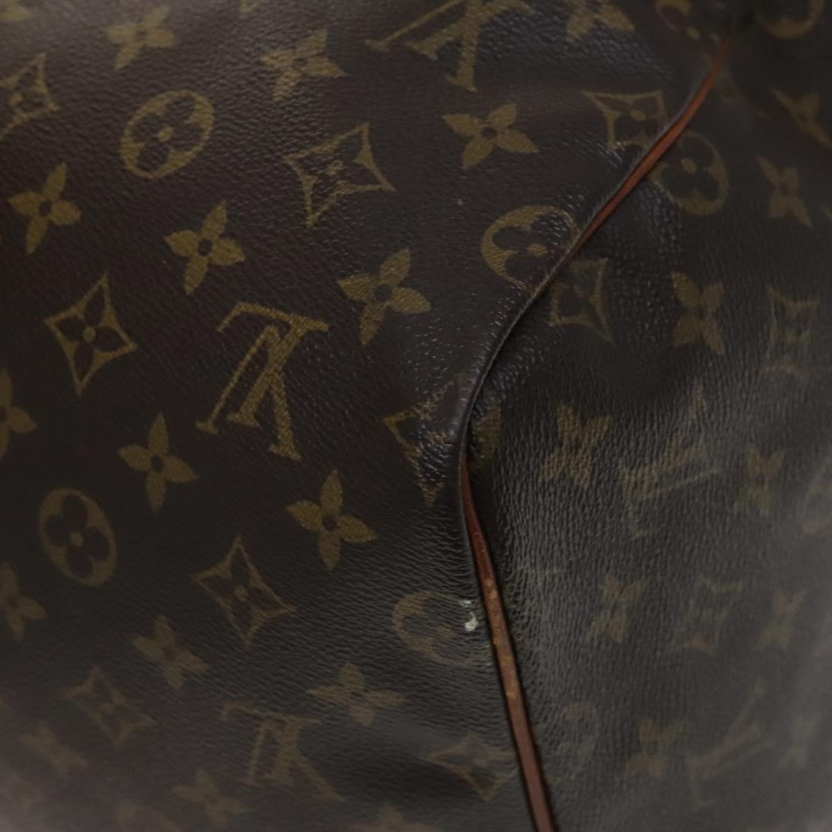 Louis Vuitton Keepall 50, Black, Canvas, travel