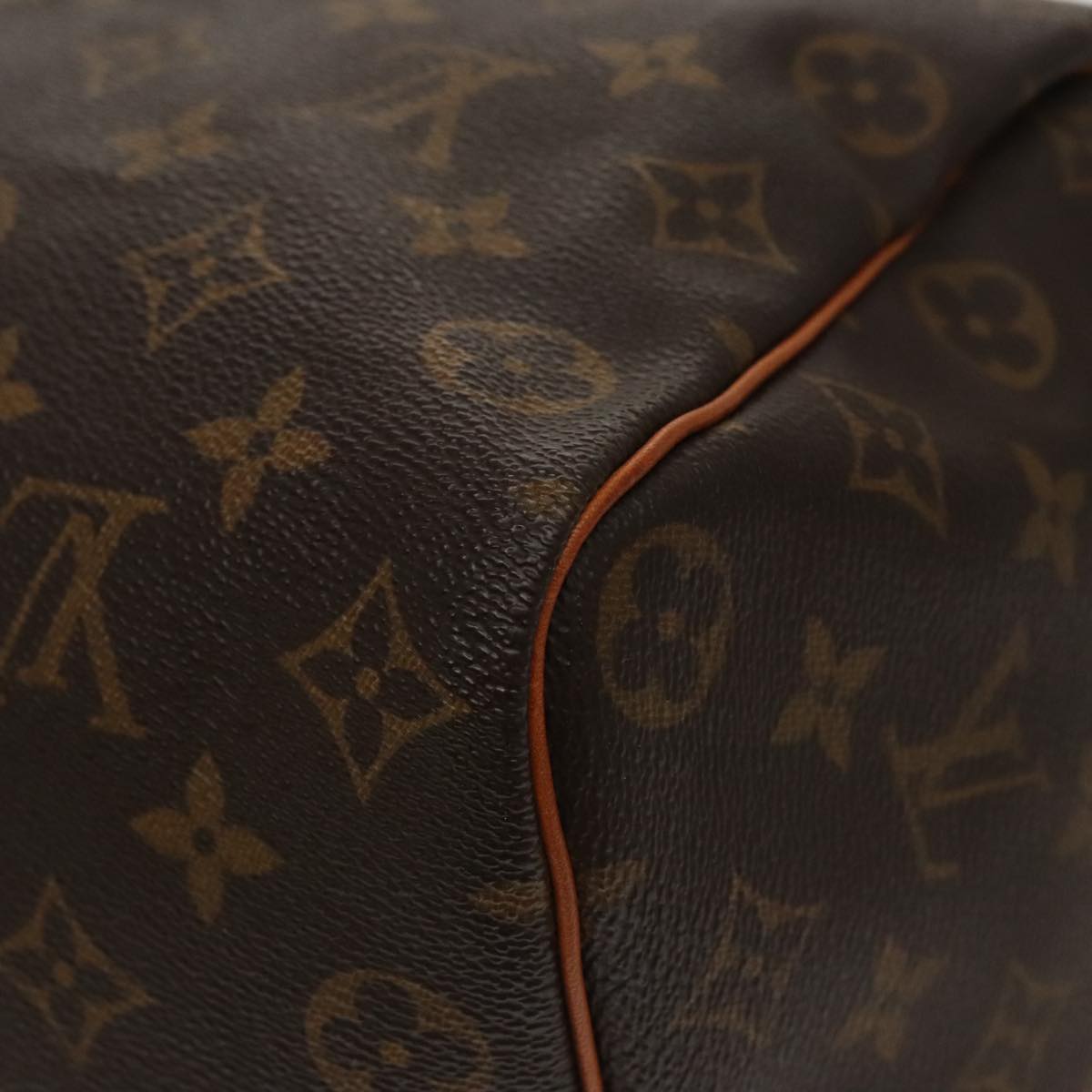 Louis Vuitton Speedy 35, Brown, Canvas, handbag