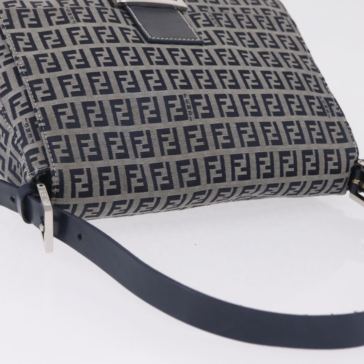 Fendi Fendi mamma baguette Monogram Canvas, Navy, Canvas, Handbag