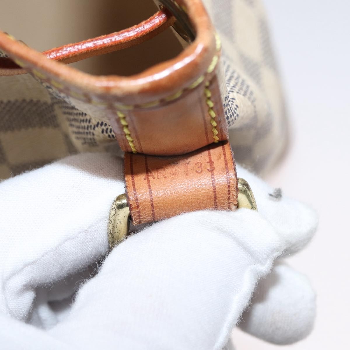 Louis Vuitton Noe Damier Ebene, Beige, Canvas, Shoulder Bag