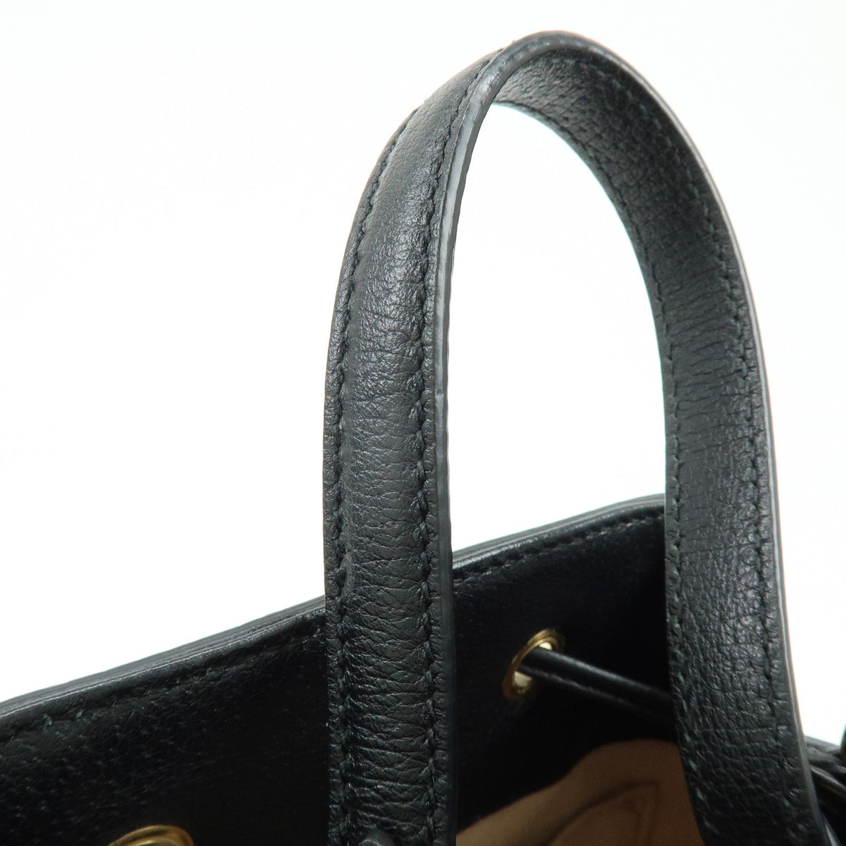 Gucci Ophidia Bucket Leather, Black, Leather, Handbag