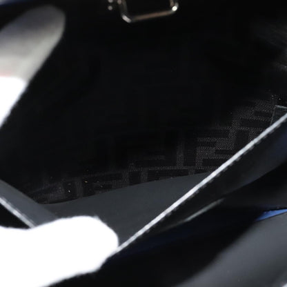 Fendi Peekaboo, Grey, Leather, handbag