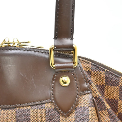 Louis Vuitton Verona Damier Ebene, Brown, Canvas, Tote Bag