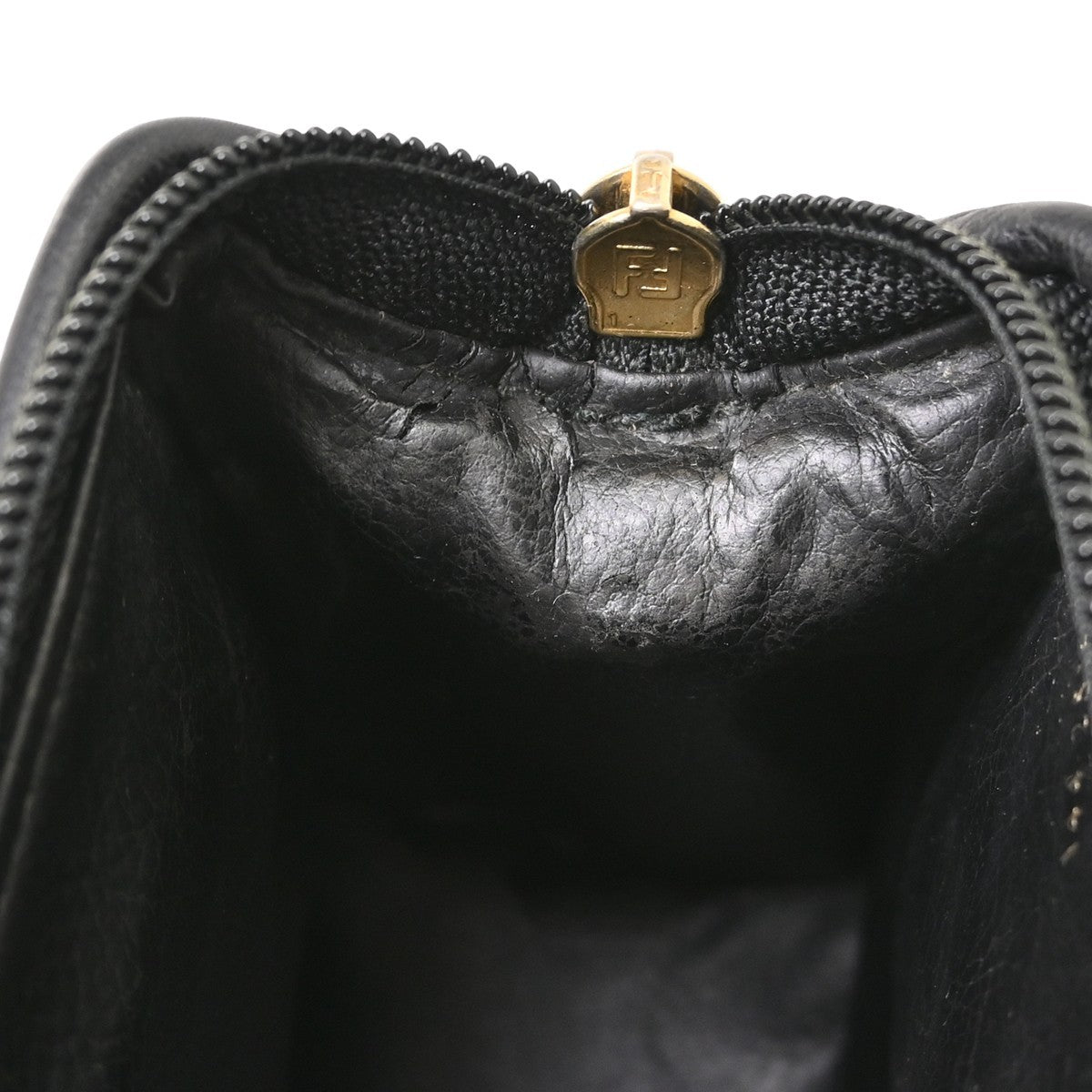 Fendi Convertible Boston Patent, Black, Leather, Handbag