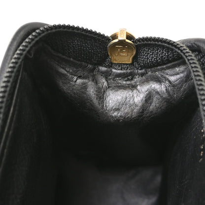 Fendi Convertible Boston Patent, Black, Leather, Handbag