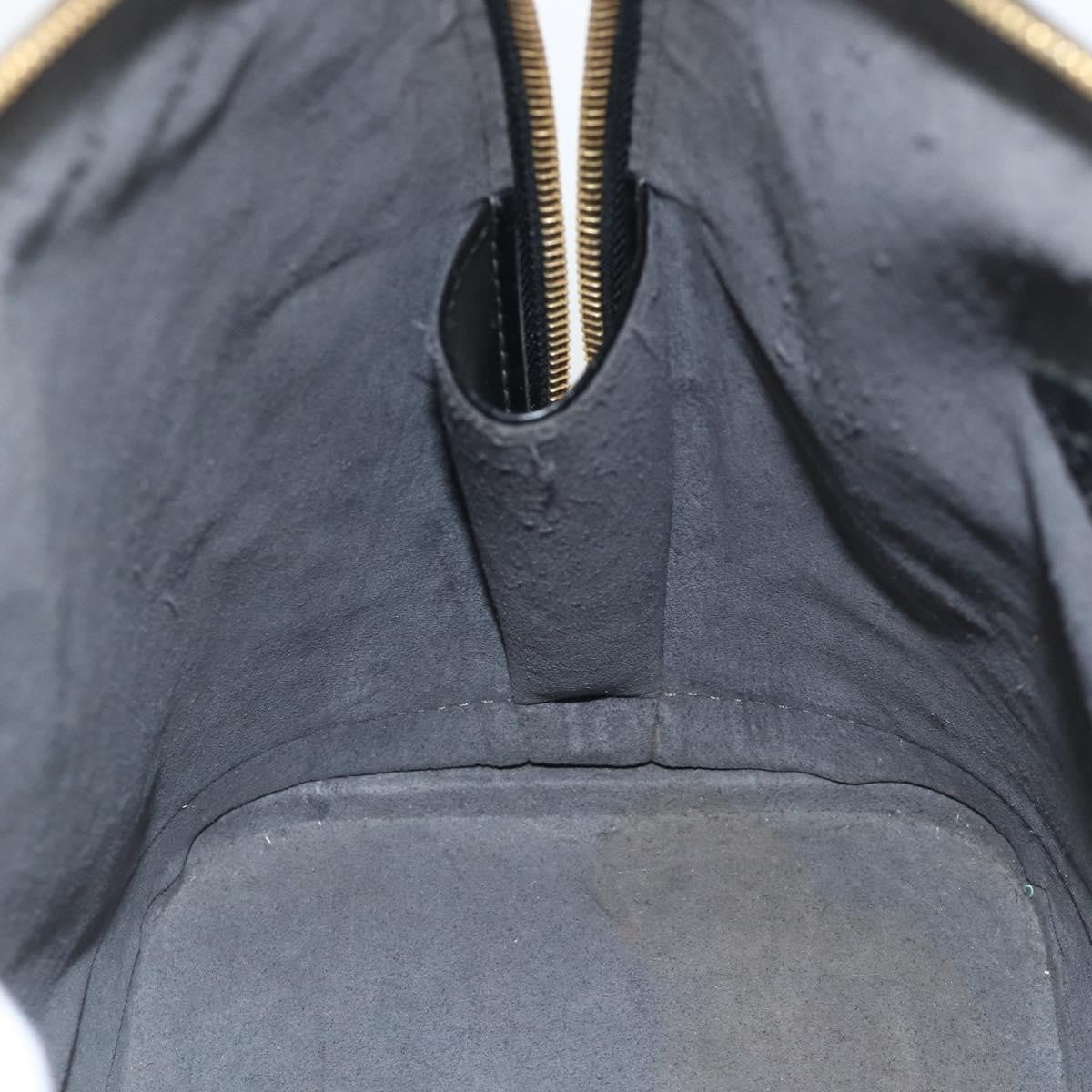 Louis Vuitton Alma Epi Leather, Black, Leather, Handbag