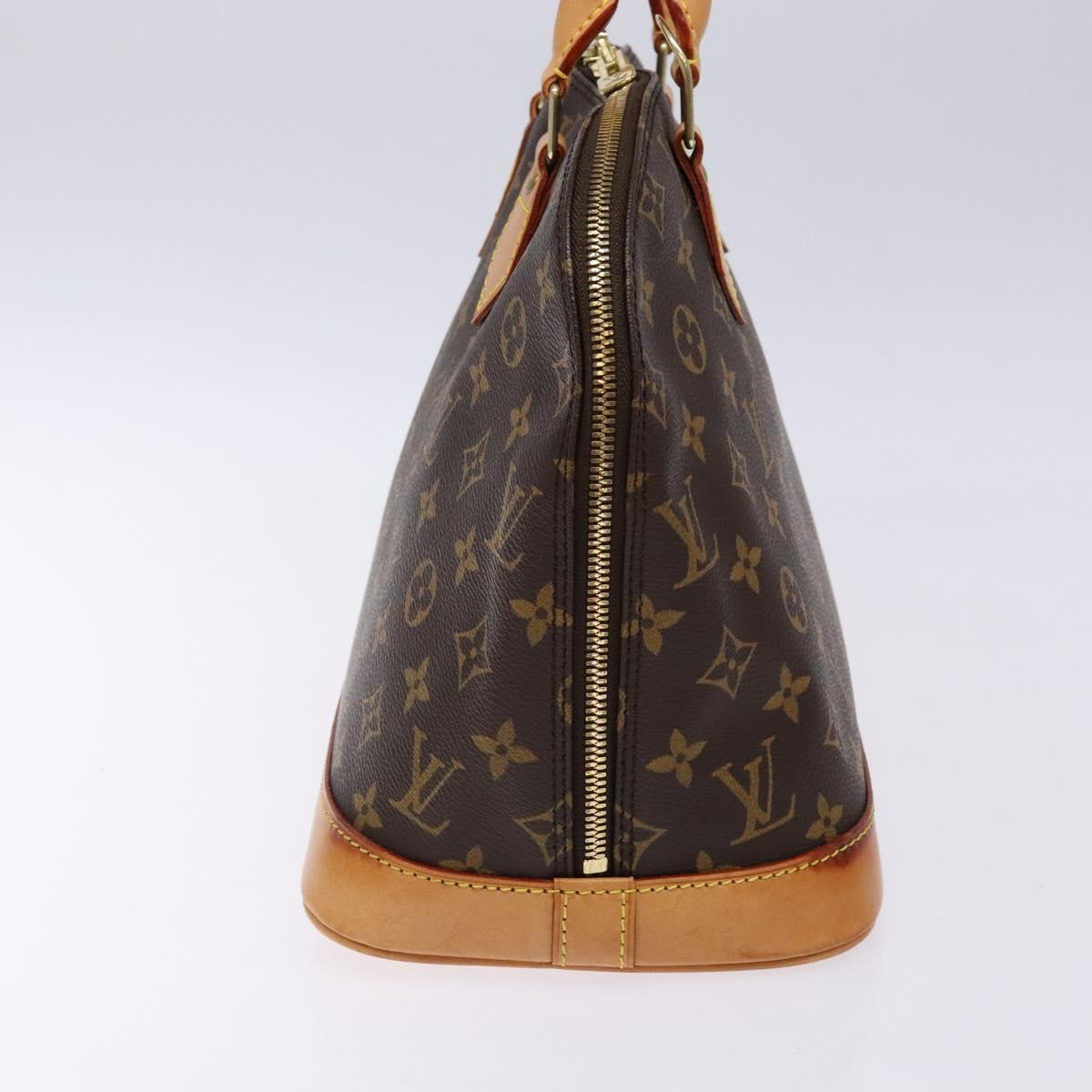 Louis Vuitton Alma, Brown, Canvas, handbag