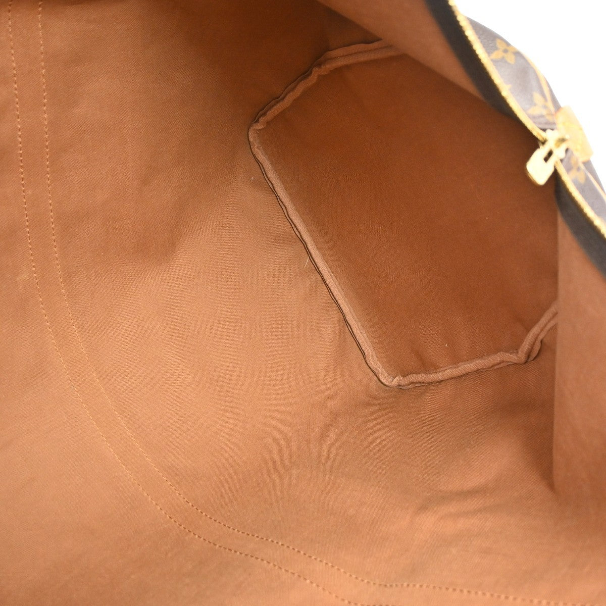 Louis Vuitton Keepall Monogram, Brown, Canvas, Travel Bag