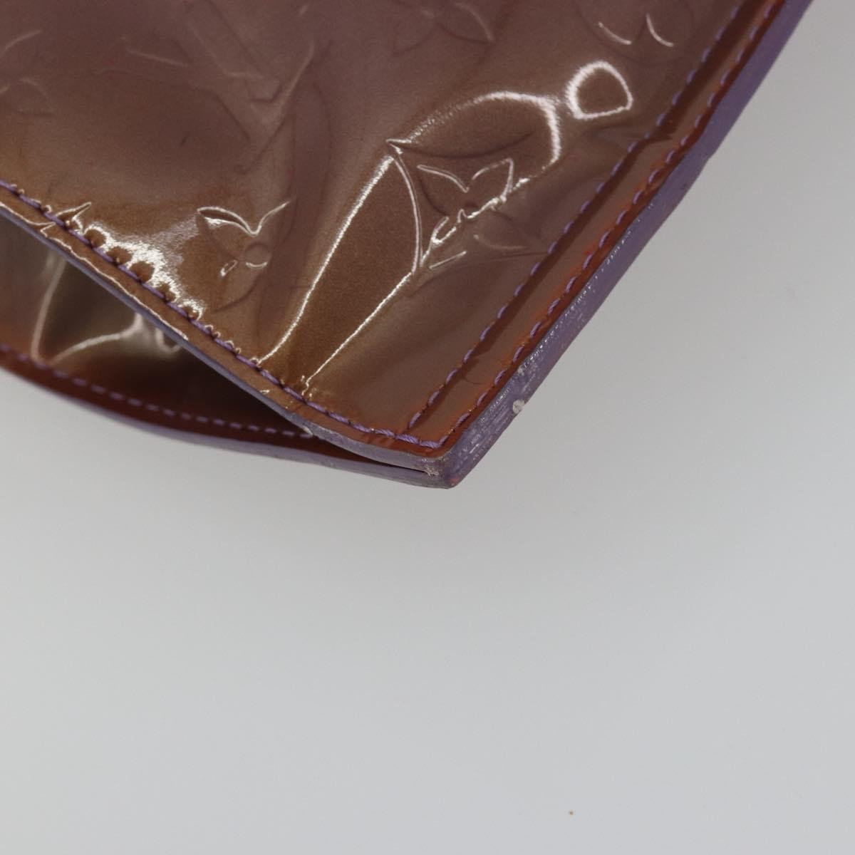 Louis Vuitton Stanton Monogram Vernis, Purple, Patent Leather, Tote Bag