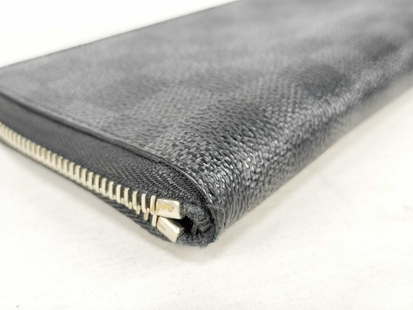 Louis Vuitton Zippy wallet vertical Damier Graphite, Black, Canvas, Wallet
