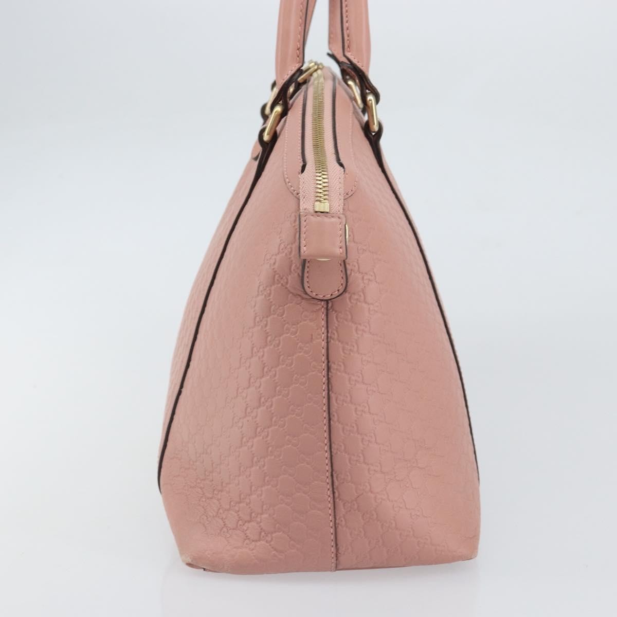 Gucci Britt Convertible Dome Satchel Microguccissima Leather, Pink, Leather, Tote Bag