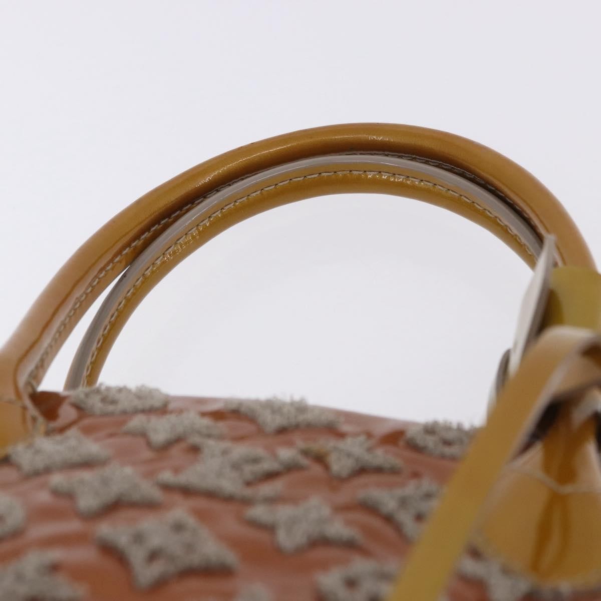 Louis Vuitton Fascination Lockit Patent Lambskin, Brown, Pearl, Handbag