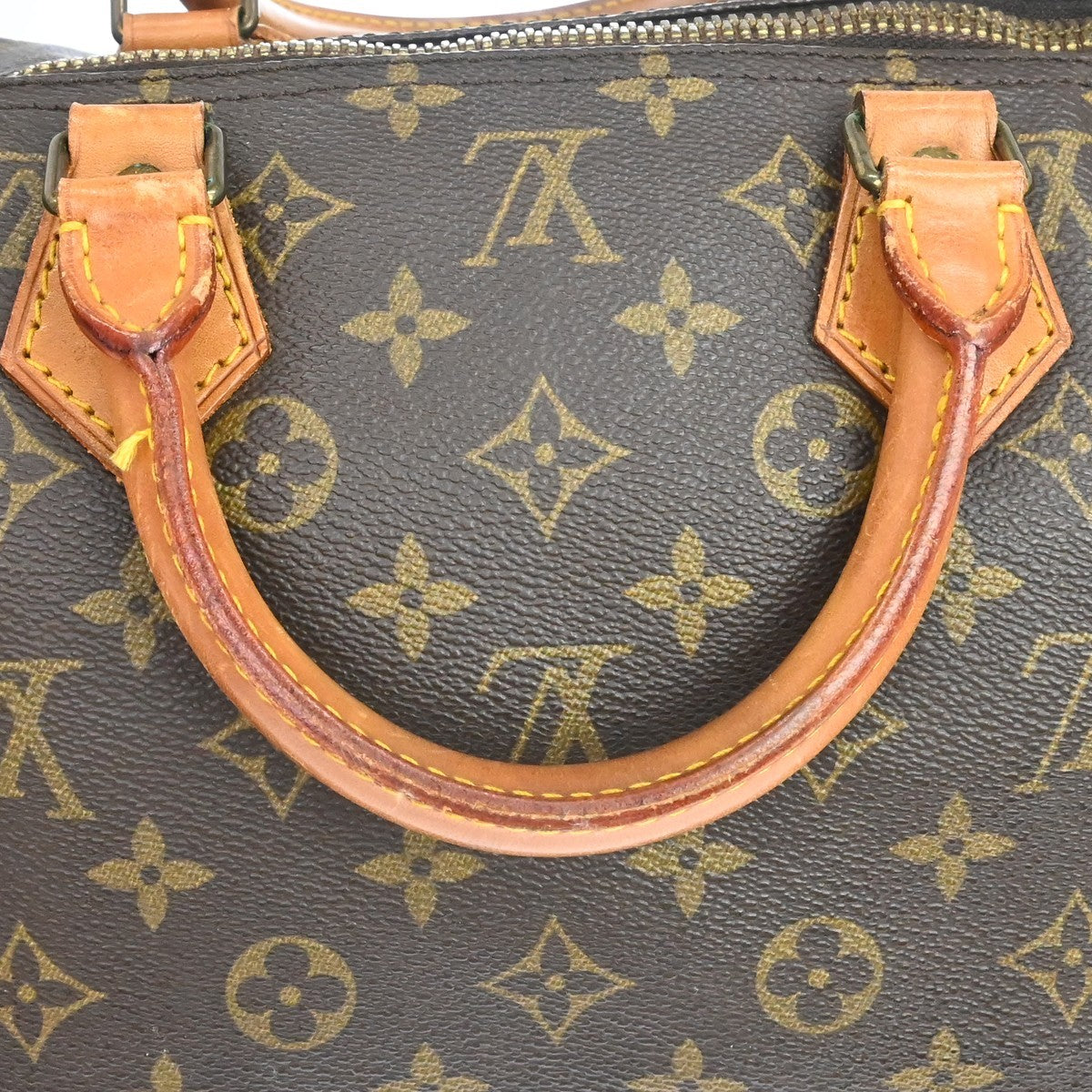 Louis Vuitton Speedy Monogram Canvas, Brown, Canvas, Handbag