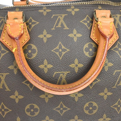 Louis Vuitton Speedy Monogram Canvas, Brown, Canvas, Handbag