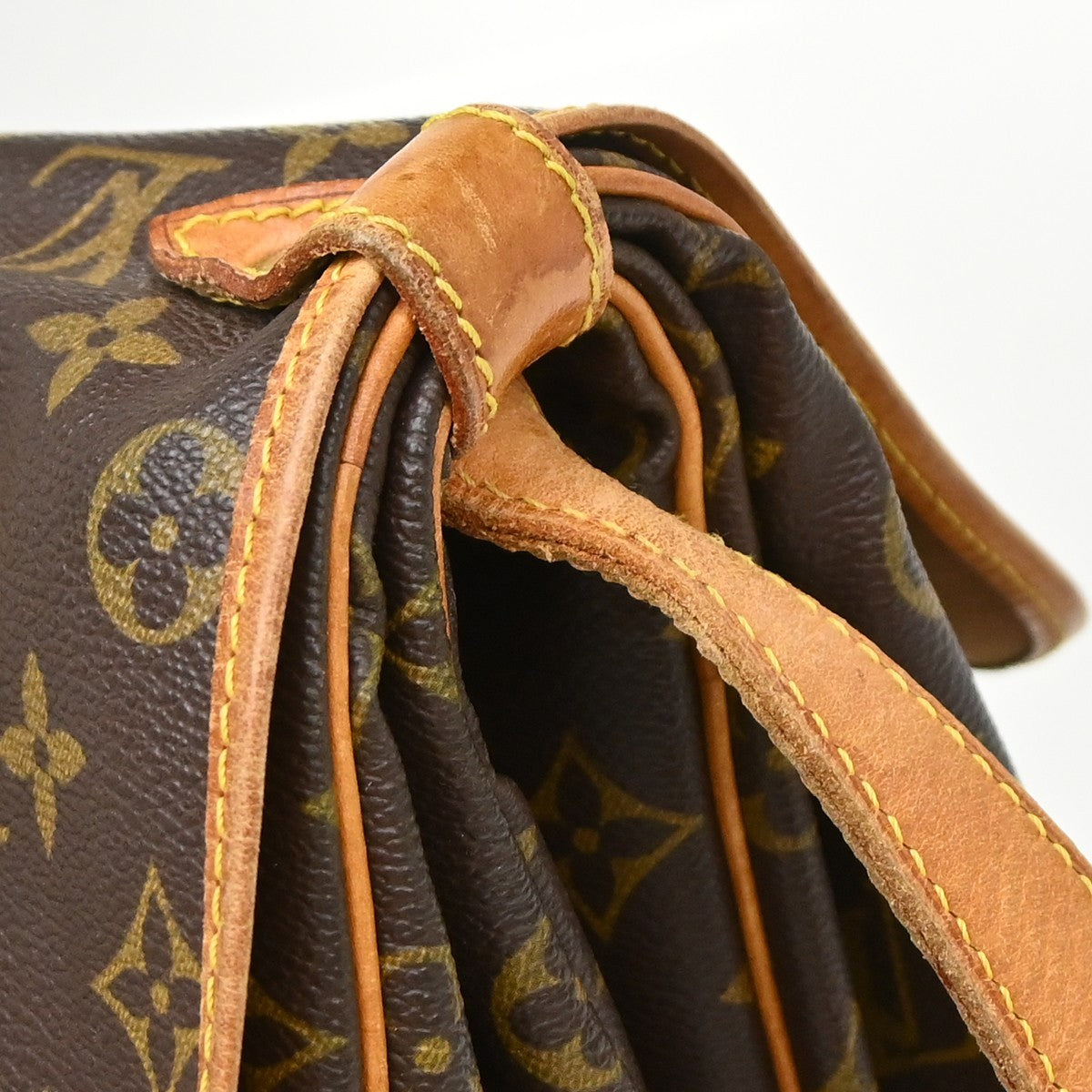 Louis Vuitton Saumur Monogram Canvas, Brown, Canvas, Shoulder Bag