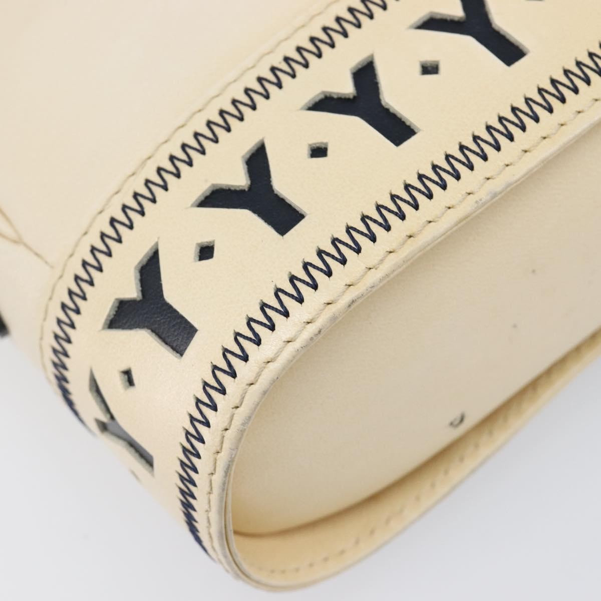 Saint Laurent Vintage Shoulder bag Leather, Beige, Leather, Shoulder Bag