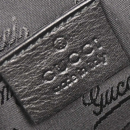 Gucci Vintage Leather, Black, Leather, Handbag