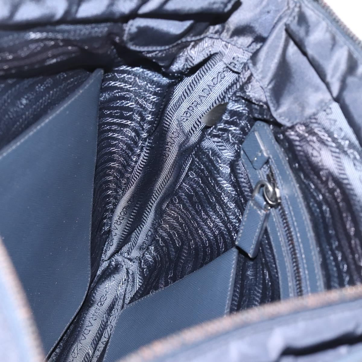 Prada Shoulder Tessuto, Navy, Nylon, Shoulder Bag