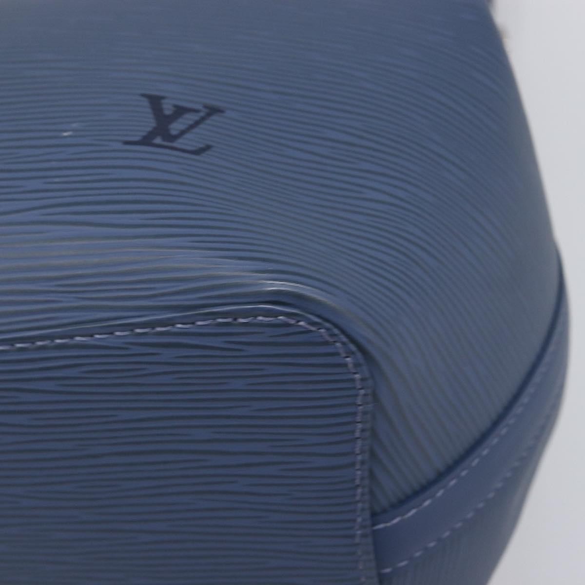 Louis Vuitton Mandara Epi Leather, Blue, Leather, Shoulder Bag