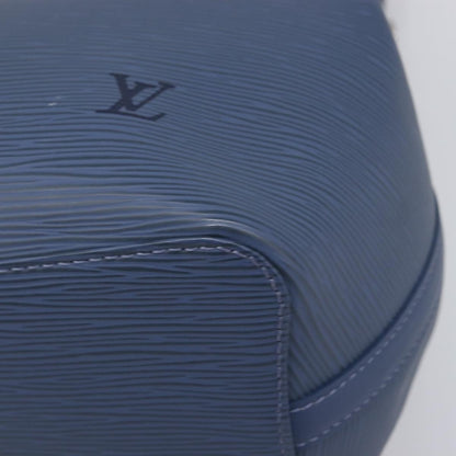Louis Vuitton Mandara Epi Leather, Blue, Leather, Shoulder Bag