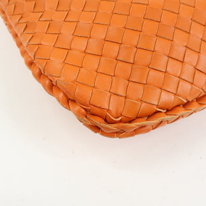 Bottega Veneta Veneta Hobo Intrecciato Nappa, Orange, Leather, Shoulder Bag