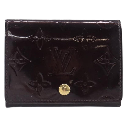 Louis Vuitton Elise Monogram Vernis, Burgundy, Patent Leather, Wallet