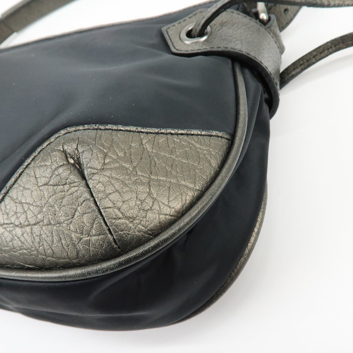 Burberry Shoulder Bag Leather, Black, Nylon, Shoulder Bag