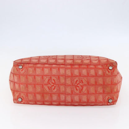 Chanel Travel Line Tote Nylon, RED, NYLON, Tote bag