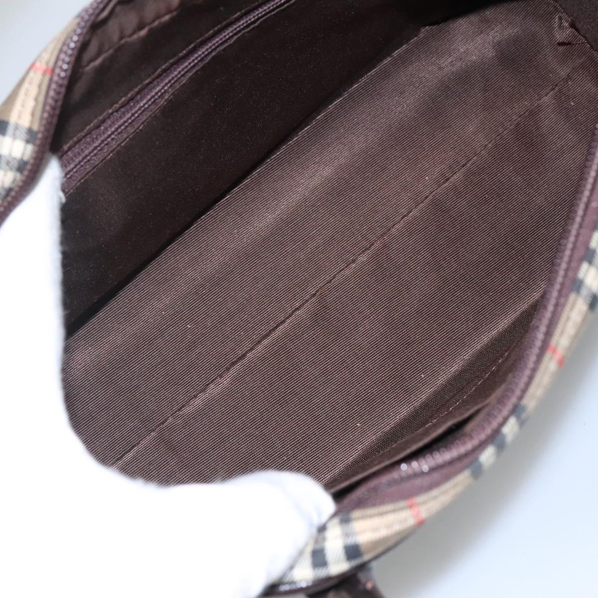 Burberry Nova Check, Beige, Canvas, handbag