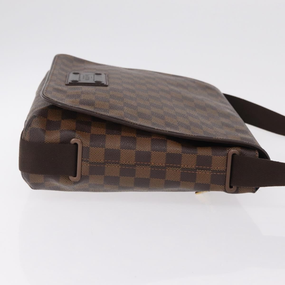 Louis Vuitton Brooklyn Damier, Brown, Canvas, Shoulder Bag