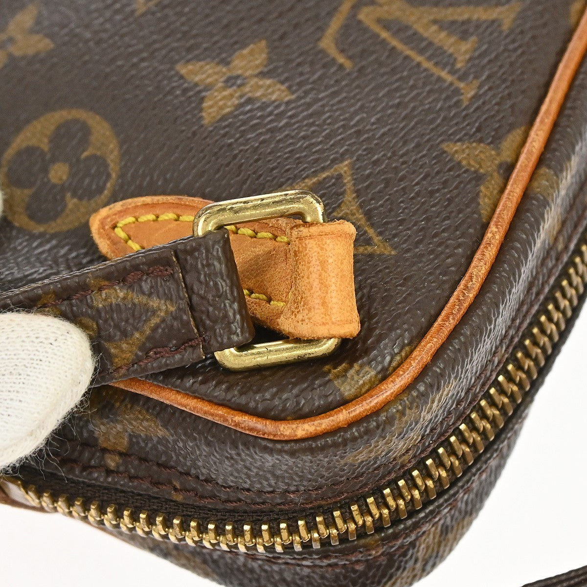 Louis Vuitton Pochette Marly Bandouliere Monogram Canvas, Brown, Canvas, Shoulder Bag