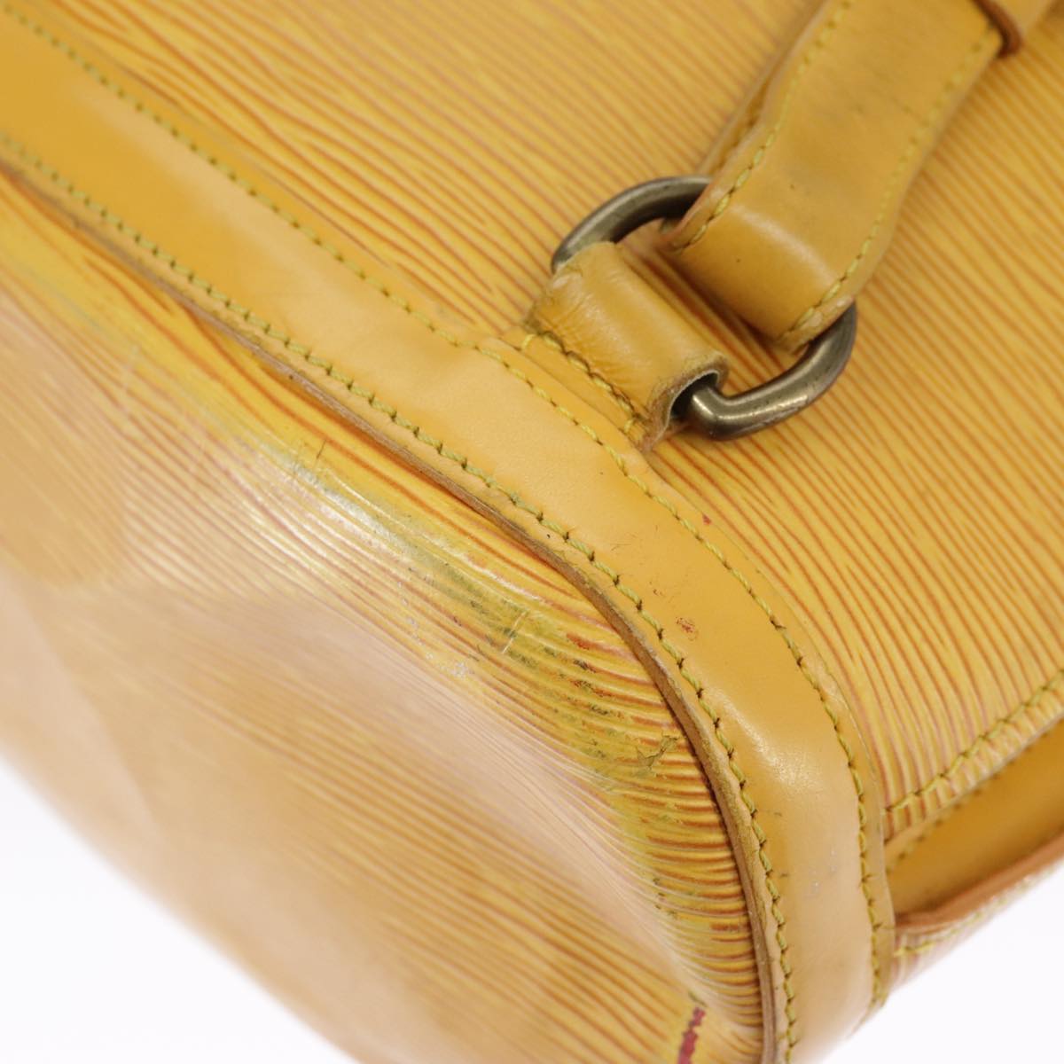 Louis Vuitton Gobelins, Yellow, Leather, backpack