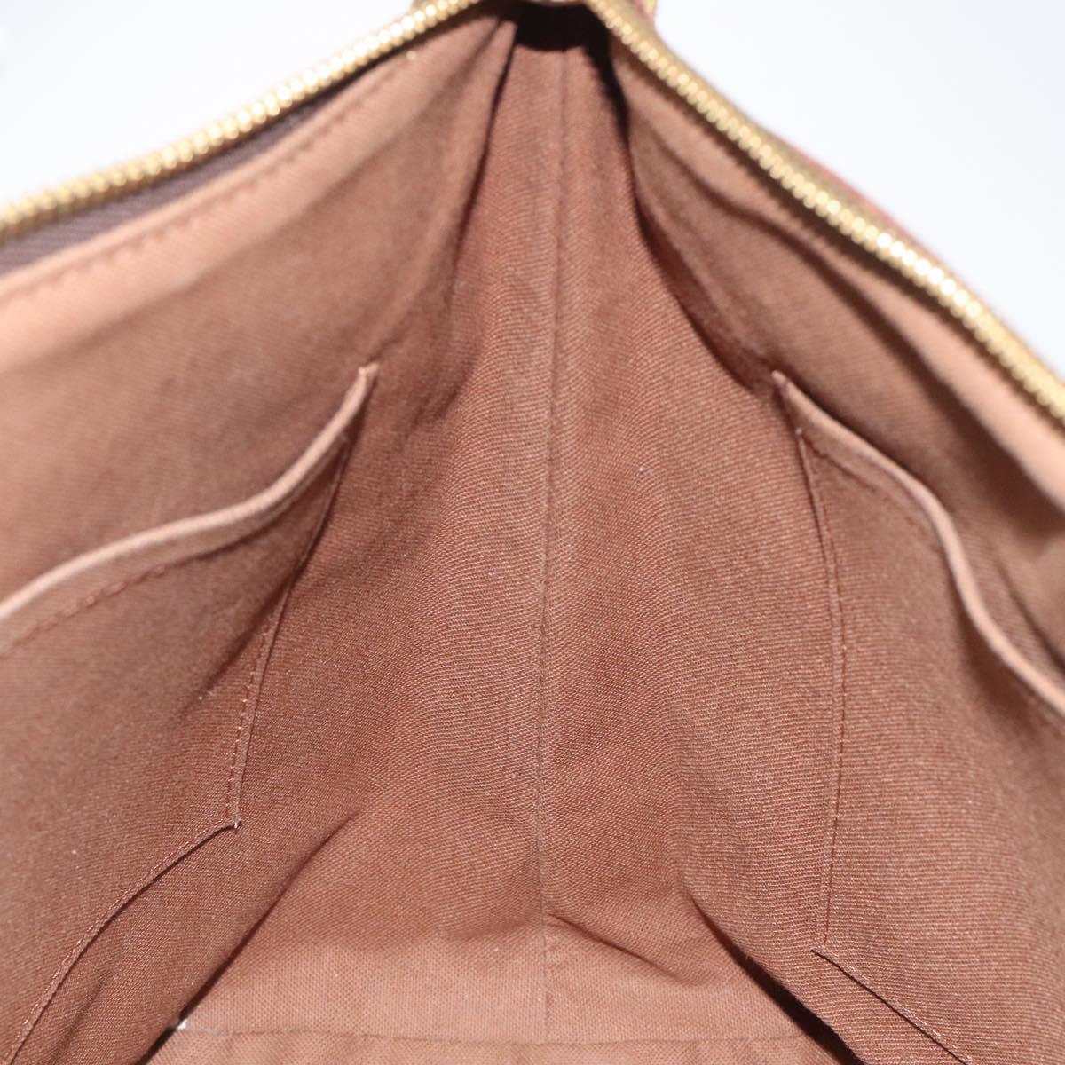 Louis Vuitton Palermo, Brown, Canvas, tote