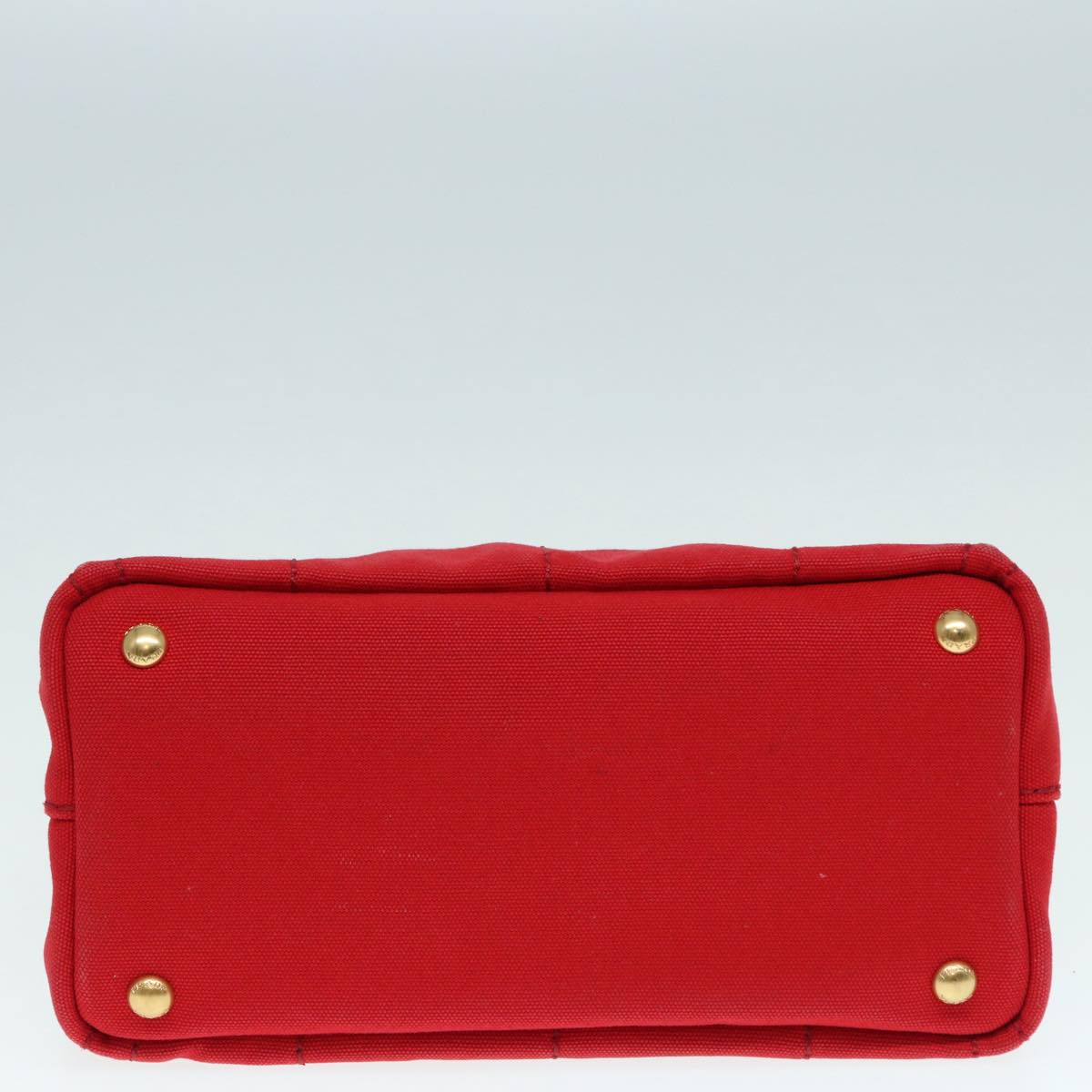 Prada Canapa, Red, Canvas, handbag