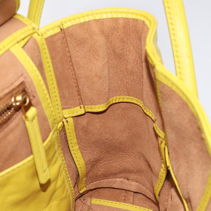 Bottega Veneta Arco, Yellow, Leather, shoulder