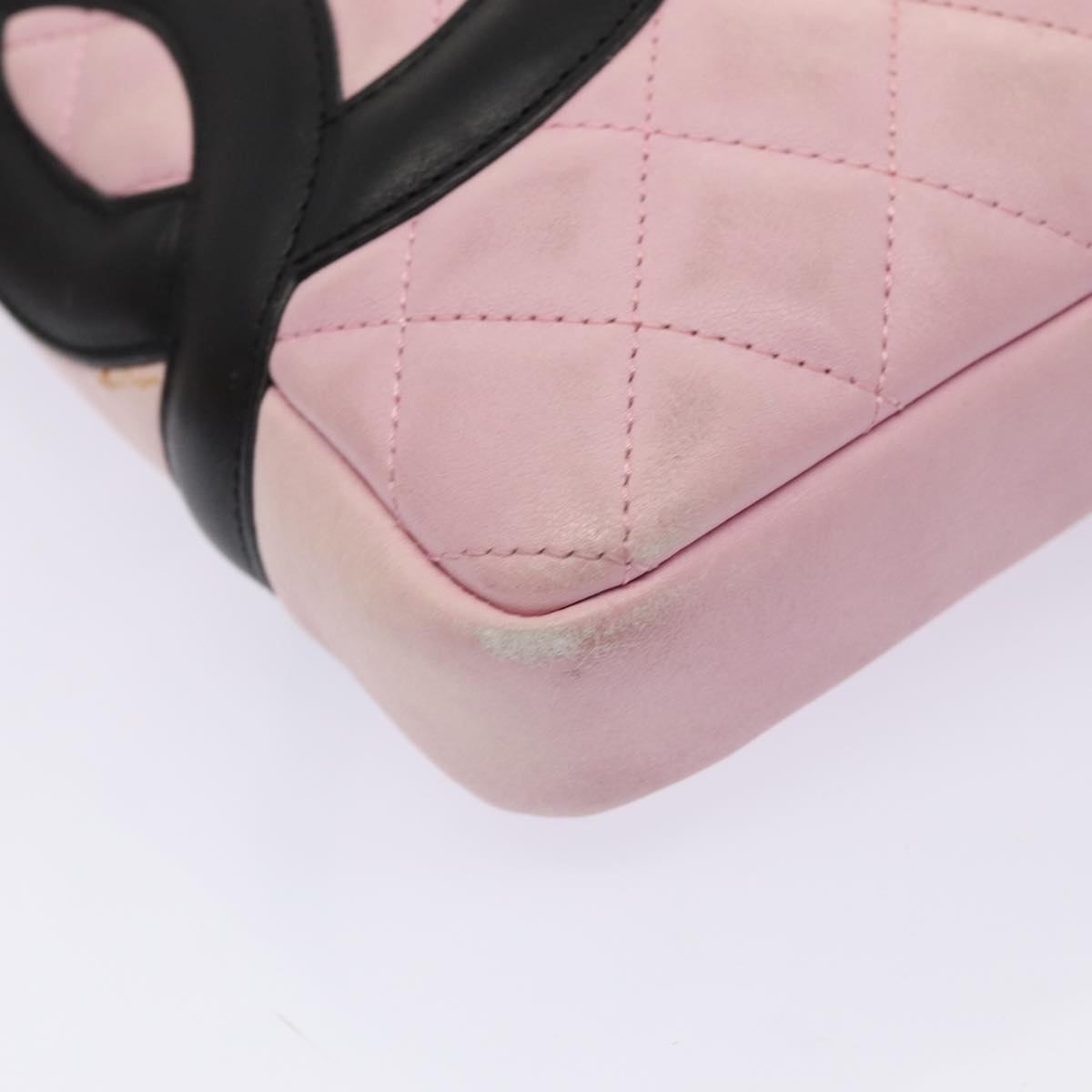 Chanel Cambon, Pink, Leather, shoulder