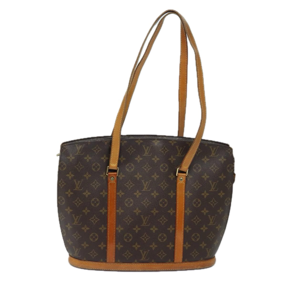 Louis Vuitton Babylone, Brown, Canvas, tote