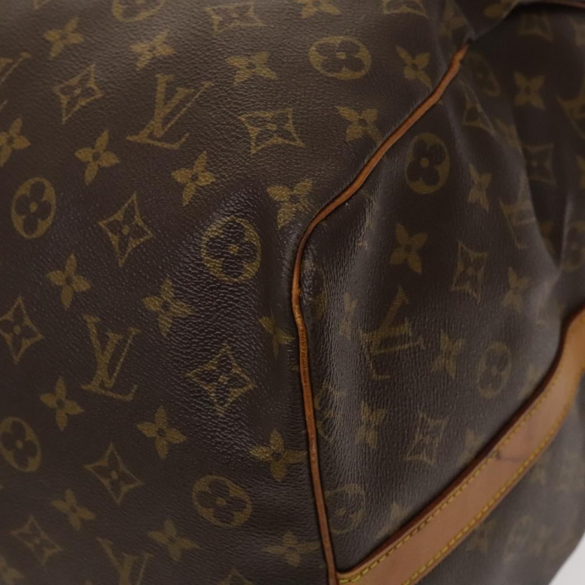 Louis Vuitton Keepall Bandoulière 60, Brown, Canvas, travel