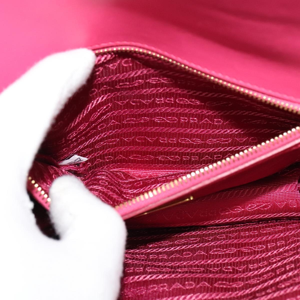 Prada Turnlock, Pink, Leather, shoulder