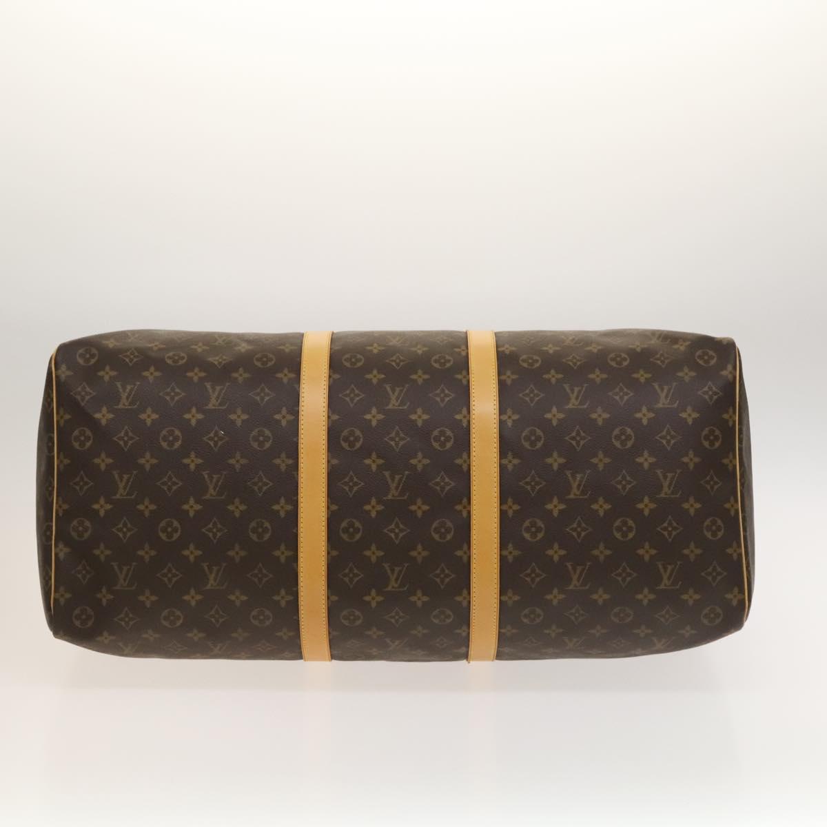 Louis Vuitton Keepall 60, Brown, Canvas, travel