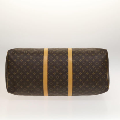 Louis Vuitton Keepall 60, Brown, Canvas, travel